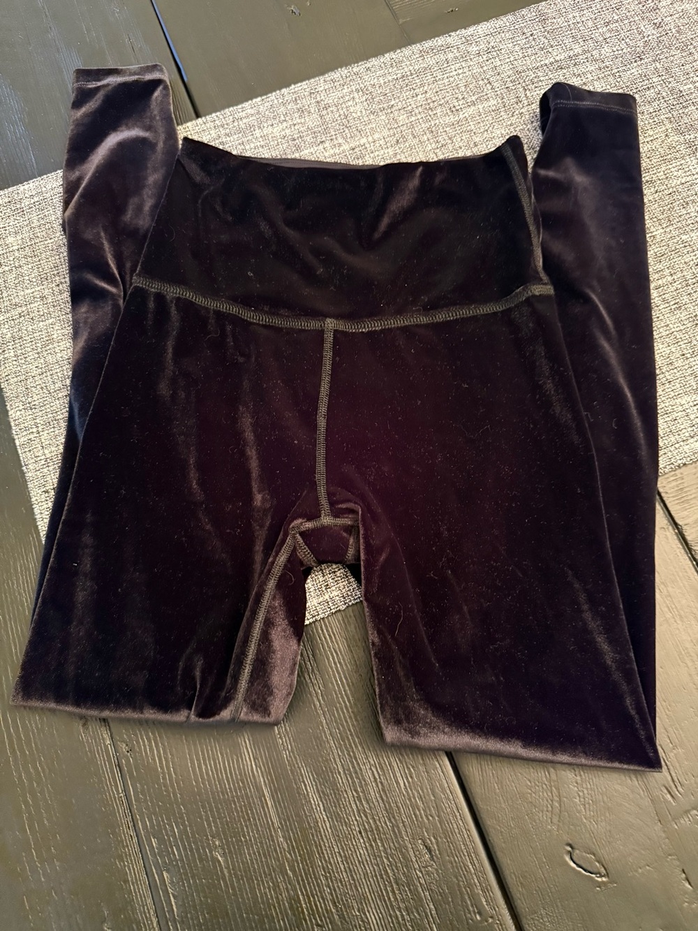 Black Velvet Beyond Yoga Leggings